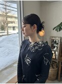 タイトヘアアレンジ