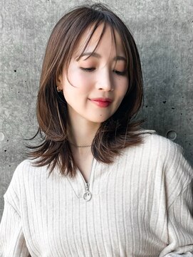 レノラ 本町(LENORA) ◯イメチェン外ハネボブパーマ美髪ワイドバングインナーカラー