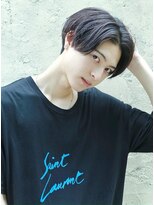 リップス 横浜(LIPPS)&nbsp;ナチュラルセンターパートブルーブラック