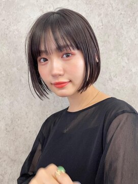 サンク 原宿 表参道(cinq) 原宿ブリーチなしダブルカラーミルクティーベージュミディアム