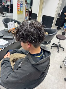 アイズ 本厚木(AIZU) メンズスタイル スパイラルパーマ