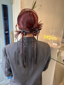 ペピンバイメルシー(pepin by merci.) * カチモリツインアレンジ 【結婚式/お呼ばれ/イベント】