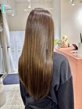 サロウィン 那覇店(SALOWIN) 美髪ダークアッシュ暗めカラーフェミニンロング大人ガーリー