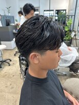 アロー 船橋店(AROH)&nbsp;サーフカール/スパイキーショート/ブルーブラック/船橋