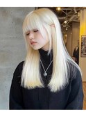 似合わせカットメルティカラー着物フェミニンロング