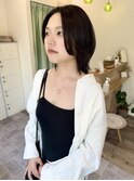 ミルクティーブロンド/ダークブルー/デジタルパーマ/髪質改善