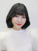 アース 溝の口店(HAIR&MAKE EARTH)&nbsp;くびれワンカールボブ[溝の口/髪質改善/縮毛矯正/白髪ぼかし]