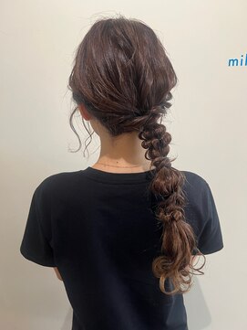 ミラコ(milaco) サイド編みおろし