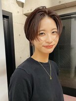 スク(SUKU)&nbsp;ハンサムショート×ピンクブラウン