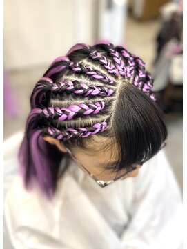 ヘアーサロン ポラリス(POLARIS) エクステコーンロウハーフ
