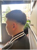 スキンフェード×フェザーアップ