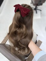 ハピネス 梅田茶屋町店(HAPPINESS)&nbsp;韓国風/レイヤーカット/顔周り/顔まわり/髪質改善/ベージュ