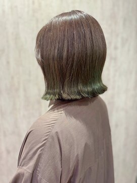 テトテ 門戸厄神店(tetote) 【tetote門戸厄神/村山】裾カラー/小顔ボブスタイル