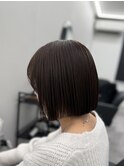 着物ヘア/大人ガーリー/ダークアッシュ/似合わせカット/木更津