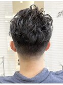メンズフェードパーマ