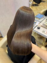 ロンド フィーユ(Lond fille)&nbsp;オリーブグレー髪質改善/黒髪/小顔/くすみベージュ/銀座 ■