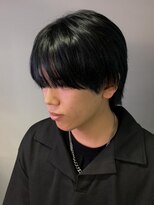 エルマーク 京都駅前(L-MARK)&nbsp;マッシュヘア/黒髪/メンズカット/men's/フェザーパーマ