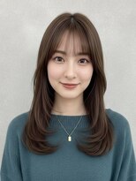 ミー 岡崎(mii)&nbsp;【mii岡崎】透け感ニュアンスミディ