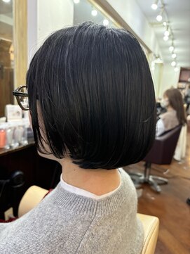 シャンプーボーイアネックス(SHAMPOO BOY Annex) 丸みショートボブby ERINA