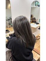 リエート 四条河原町(Lieto) 髪質改善アンブレラカラーシルバーハイライト白髪ぼかし10代20代