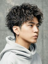 フィフス 大分(fifth)&nbsp;大分ルーズパーマメンズカットルーズショートツーブロックつよめ
