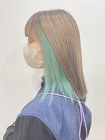 ファイブバイジエクト 堀江(FIVE by The Ect)&nbsp;シルバーベージュ/ホワイトシルバー/インナーグリーン