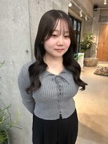 オムズポカ 栄矢場町店(OM's poka)&nbsp;グレージュカラー/ヨシンモリ/暗髪カラー/透明感カラー