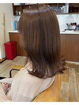 セットアップ 岡山北長瀬店(SET-UP) オージュア ミルクティーベージュ ブリーチなし 透明感