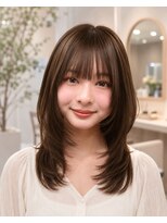 ウイングスガーデン 鶴川(WINGS garden)&nbsp;柔らかく揺れる　透明感ミディアムスタイル♪