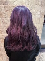 アース 焼津店(HAIR&MAKE EARTH) ダブルカラー×紫
