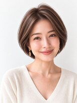 ビフィーノ リルネ(Bifino Rilune)&nbsp;クールな長め前髪ショートボブ（兵庫県 川西市）