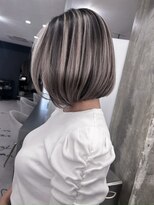 キング 京橋店(K!ng)&nbsp;縮毛矯正髪質改善レイヤーカットハッシュカットダブルカラー