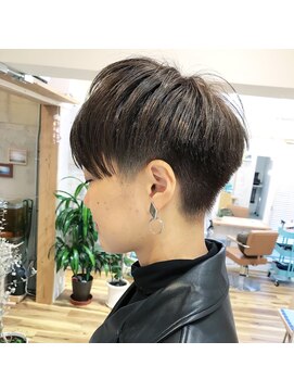 レンク(LENC) Coast.ベリーショート×ツーブロック×かりあげ