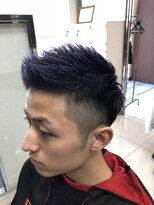 バーバーショップグランツ(Bar ber Shop GRAnt'z)&nbsp;ブルーバイオレットショート