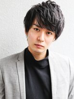 アフロート ディル(AFLOAT D'L)&nbsp;マッシュウルフ　ビジネス　かき上げヘア スパイキーショート