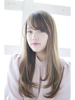 アジュテ(ajouter) さらっと落ちるナチュラルストレートスタイル