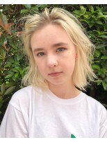 パランケイビューティー シンジュク(PALAN K-Beauty) 抜きっぱなしブロンジュ×リバースボブ