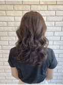 大人っぽいレイヤースタイル☆透明感アッシュグレージュカラー!