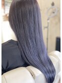 パープルロングヘア