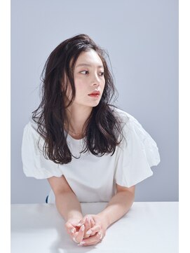 ユニックス ららぽーと湘南平塚店(UNIX) かきあげバング/ロングヘア/黒髪ロング[アッシュブラック]