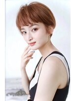 アール 北千住店(ar)&nbsp;ショートマッシュ/丸みショート/チェリーブラウン/くびれ