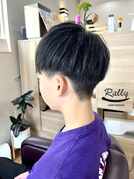 ラリー(Rally) ツーブロックショート