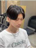 毛流れパーマ センターパート ニュアンスパーマ/三鷹 あ