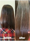 【髪質改善】伸ばしかけの方にオススメ★艶髪酸熱トリートメント