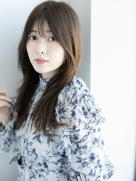 マカロン 郡山本店(MACARON) 切りっぱなしボブ/エアリーロング/美髪/ピンクブラウン/郡山