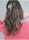 ハイライトショートヘアレイヤーカットダブルカラー