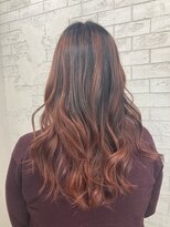 アジールヘア 東上野店(agir hair)&nbsp;透明感カラー20代30代バレイヤージュイルミナカラー【上野】