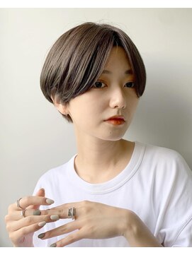 ヴェイン 渋谷(vain) メンズライク/アッシュブラック/マッシュパーマ/ブルージュ