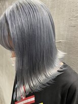 ロイジー(roijir) 表参道 roijir × ハイトーンカラー × アイスブルー