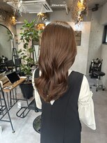 ブルーメ(Blume...)&nbsp;ロングレイヤー/チョコブラウンカラー/艶カラー